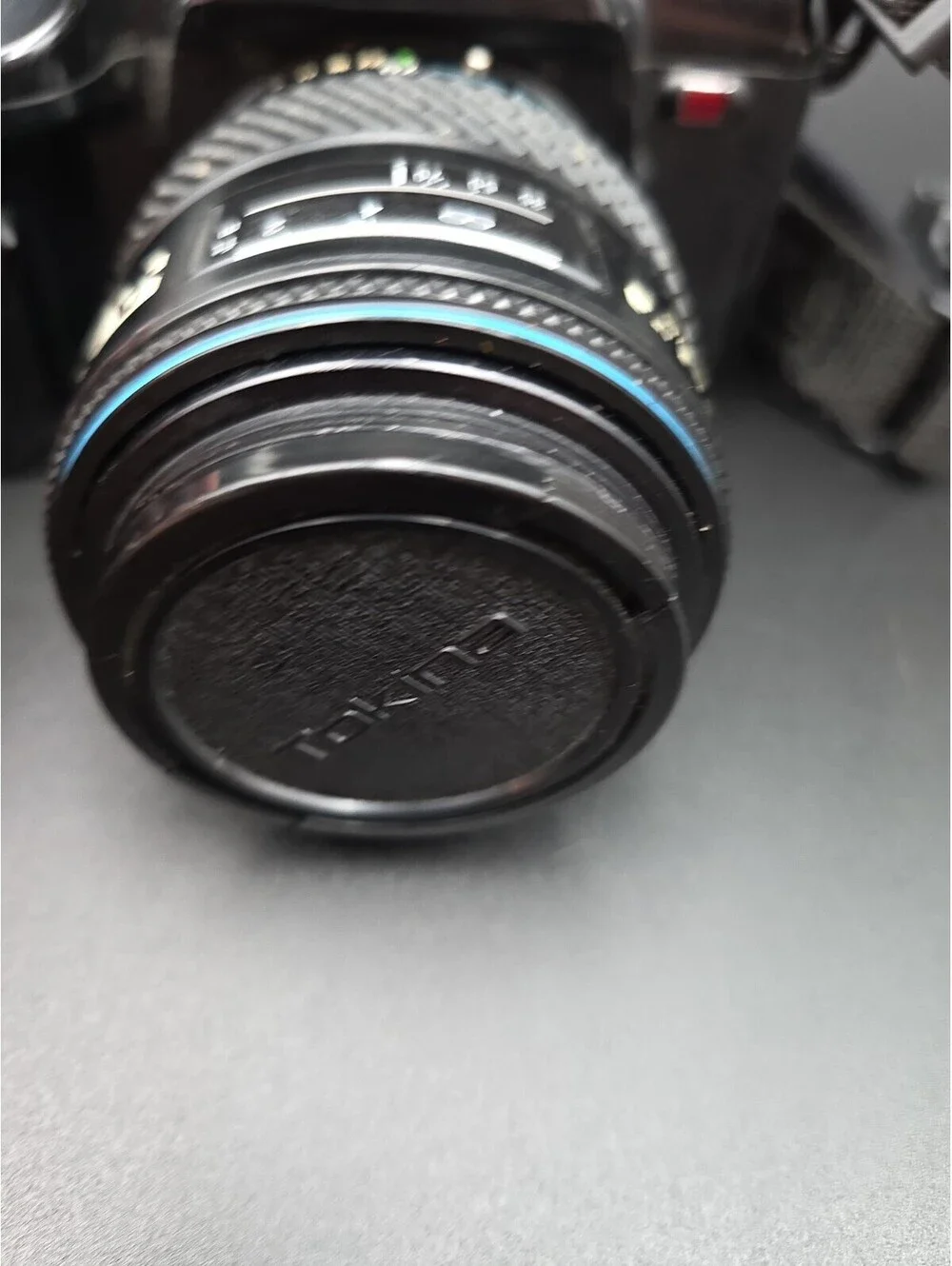 Vintage Ricoh KR-10M 35MM Camera W/ Tokina AF 35-70 Lens